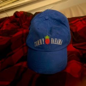 TOMMY BAHAMA PINEAPPLE BLUE AND PINK HAT